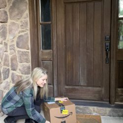 Crystal with Amazon Box